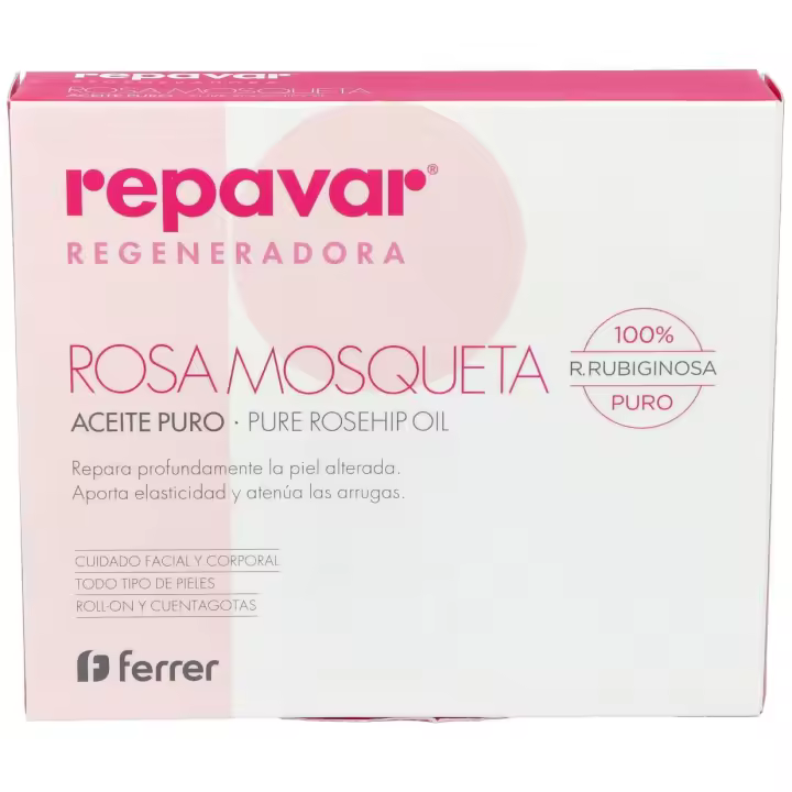 Repavar Regeneradora Aceite Puro De Rosa Mosqueta, 15 Ml - 1