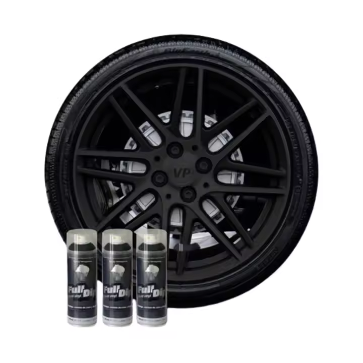 AutoFullCar - PACK 3 SPRAYS FULL DIP NEGRO MATE - 400ml Unidad - 1