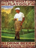 Cartel De Golf Retro En Metal Para Decoración De Pared De Bares Y Clubes De Golf Estilo Vintage Arte Pintura Imagen Poster Decoración Del Hogar - details 6