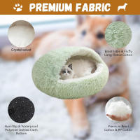 Cama para perros con forma de concha suave, cama cálida para gatos, cama lavable para mascotas, sofá para perros, sofá para gatos, cama para perros de felpa, cama para gatos - details 3