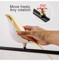 Lámpara De Pared LED Con Forma De Pájaro Dorado Estilo Nórdico Para Sala De Estar Dormitorio Bar Lámpara De Noche Creativa Y Decorativa - details 23