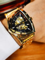 Reloj Automático De Lujo Para Hombres WINNER Con Esqueleto Triangular Y Correa De Acero Inoxidable Luminoso Resistente Al Agua Y Al Choque - details 10