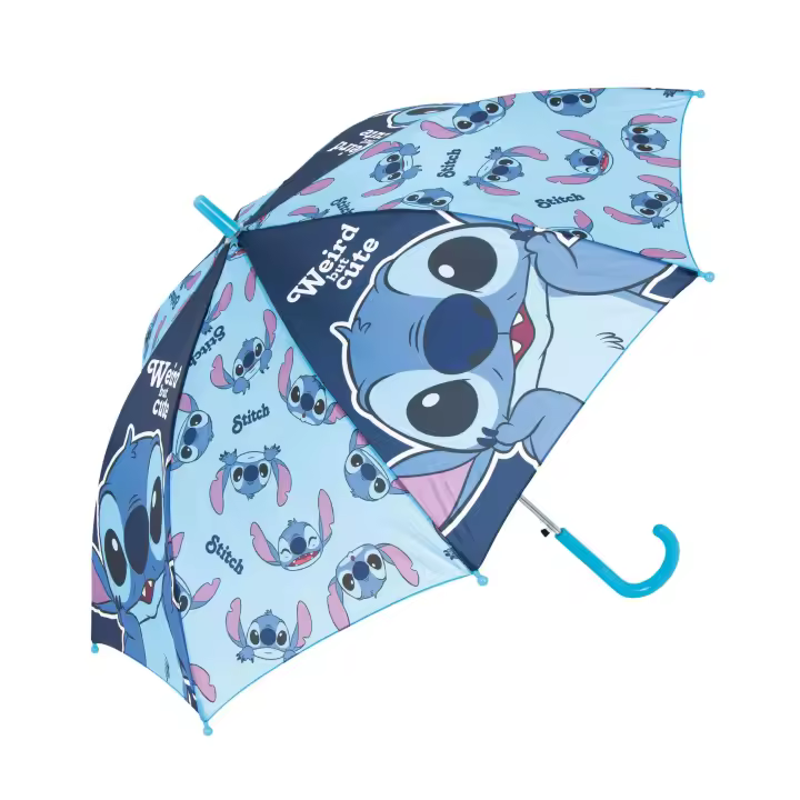 STITCH PARAGUAS AZUL POLYESTER AUTOMATICO 48CM-DISNEY - 1