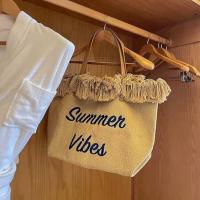 Bolso Grande de Lona para Mujer, Bolsa de Playa, de Bolsas, With ASA superior, informal - details 1