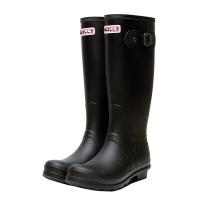 Botas de lluvia para mujer, calzado para jardín impermeable, botas de barro antideslizantes hasta la rodilla, botas altas de goma para mujer, botas de trabajo ligeras para exteriores - details 2