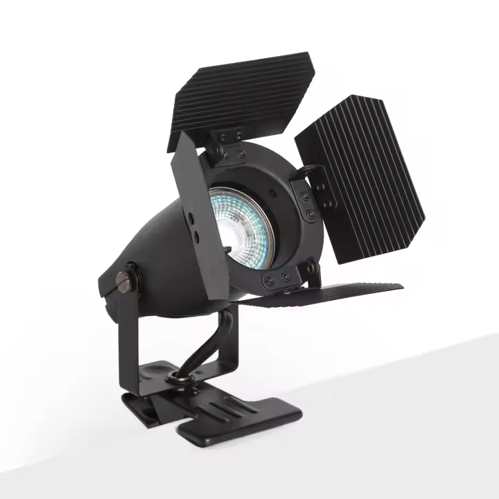 Ledkia Lámpara de Mesa de Metal con Pinza Cinema Kurangna Negro - 1