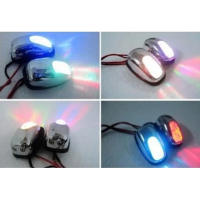 2 Pcs Ojos De Limpia Para Parabrisas Con Bombín De Lavado Y Luz LED Para Coche Jet De Agua Del Parabrisas - details 0