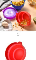 Bol De Silicona Para Popcorn Al Microondas 1/3Pcs Rojo Con Tapa Hacer Popcorn Fácil Herramienta De Cocina De Alta Calidad Para Frutas Y Galletas - details 1