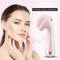 Limpieza Facial Eléctrica Con Cepillo De Silicona Y Masajeador Vibratorio Herramienta De Belleza Recargable Impermeable Para Limpieza Profunda De Poros - details 6