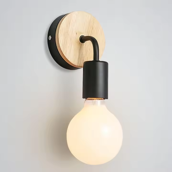 Aplique de Espejo Moderno Negro - Lámpara de Baño y Maquillaje - 1