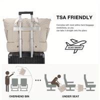 Bolso De Maternidad Grande Capacidad Deportiva Portátil Con Rueda Y Correa Ajustable Para Viajes Bolsa De Mano Para Mamá - details 7