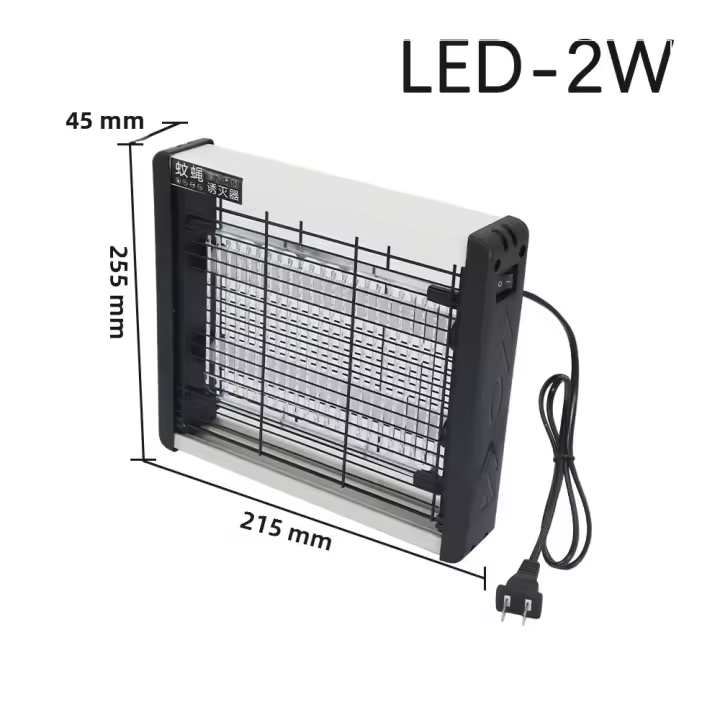Cazador De Insectos Eléctrico Potente Lámpara Nocturna LED Mosquitero Zapper De Mosquitos Material PVC Fuente De Alimentación AC 4W - 1