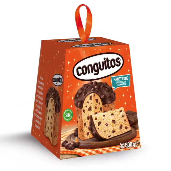 Panettone de chocolate con Conguitos 500 G - 1