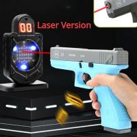 Pistola De Juguete Csnoobs G17 Con Visión Láser Y Disparo Continuo Para Niños Y Adultos Regalo De Cumpleaños Airesoft Plástico Sin Batería - details 1