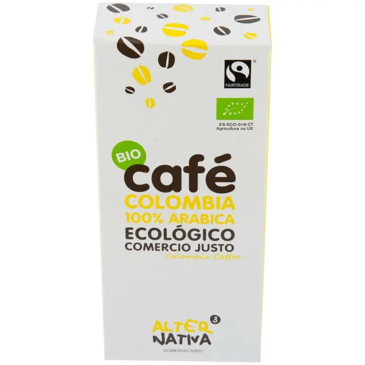 Alternativa3 Cafe Molido Colombia Arabica 250G - 1