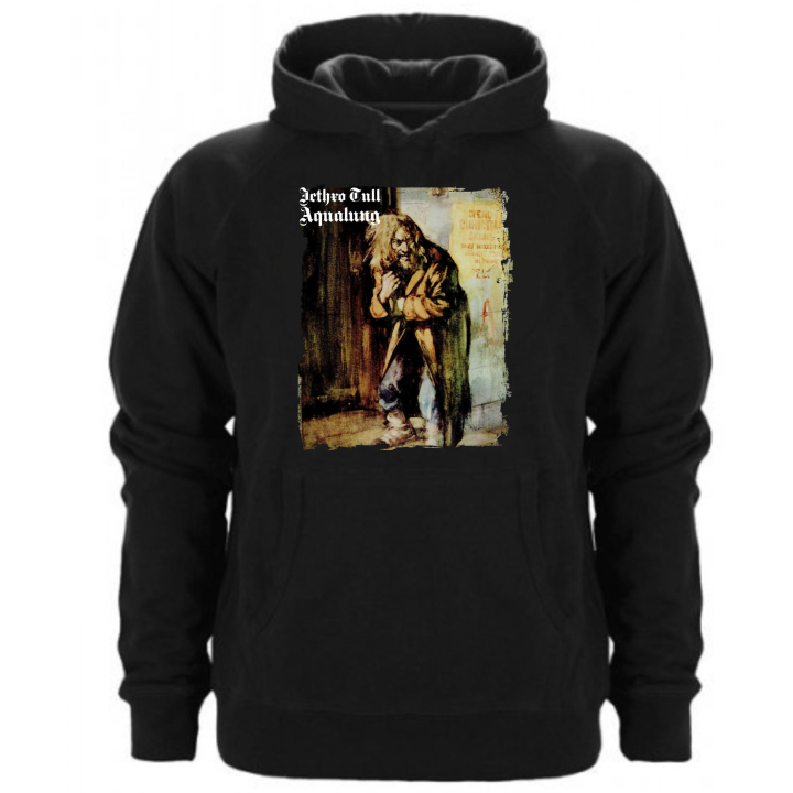 Sudadera con capucha Jethro Tull - Marca Keya - Tejida en 50% algodón y 50% poliéster con un gramaje de 280g/m2. - Con cordón a tono