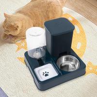 Comedero y bebedero para gatos, cuenco antideslizante 2 en 1, comedero automático portátil, suministros para gatos pequeños, medianos y grandes. - details 4