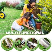 1pc Herramienta De Jardín Alejador De Malas Hierbas Acero Inoxidable Con Puntas Filosas Para Yarda Y Aseo Del Jardín - details 7