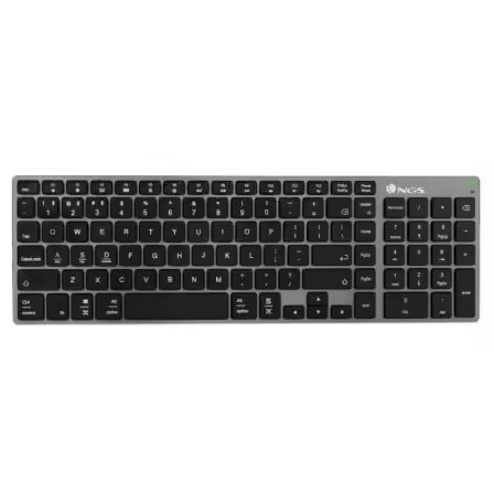 Teclado Inalámbrico por Bluetooth NGS Fortune-BT/ Gris - 1