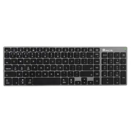 Teclado Inalámbrico por Bluetooth NGS Fortune-BT/ Gris - 1
