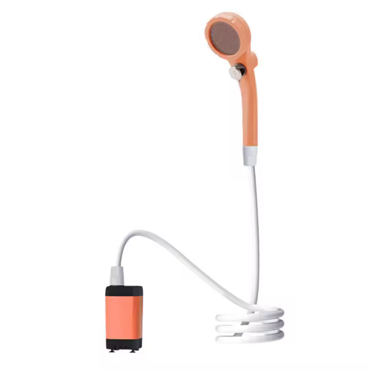 PORCHEDDU Ducha Portatil Camping, Ducha Camper Mejorada con Pantalla de Temperatura y Potencia, Eléctrico Portátil Recargable Ducha with 6000mAh Batería para Camping, Plantas de Jardín,Coche, Lavar al Perro - 1