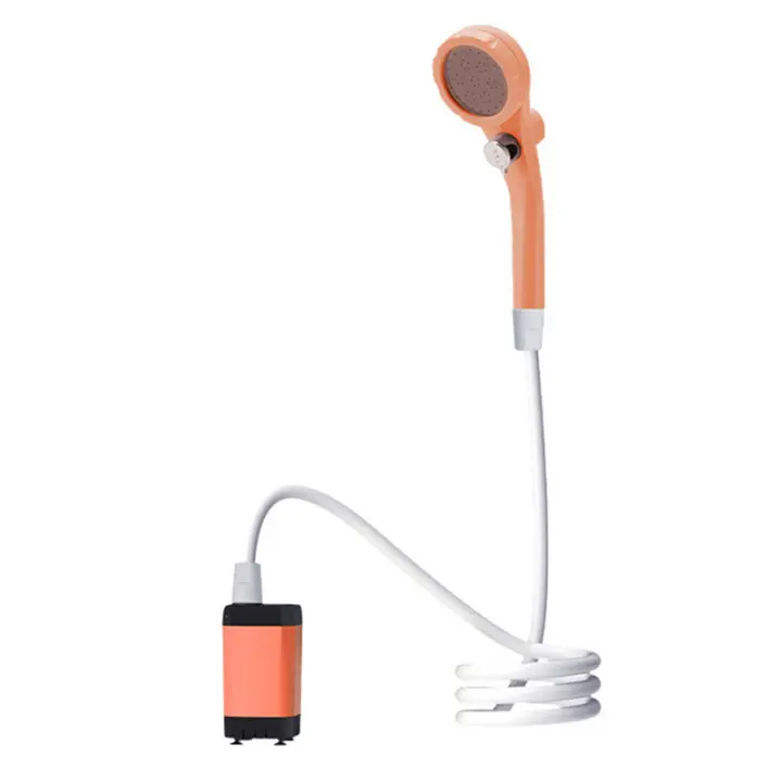 PORCHEDDU Ducha Portatil Camping, Ducha Camper Mejorada con Pantalla de Temperatura y Potencia, Eléctrico Portátil Recargable Ducha with 6000mAh Batería para Camping, Plantas de Jardín,Coche, Lavar al Perro - 1