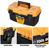 AIRAJ Set De Cajas De Herramientas Multifuncionales De 2 Piezas 12/15 Pulgadas Plástico Grueso Para Electricistas Y Carpinteros Accesorios De Hardware Portátiles - details 5