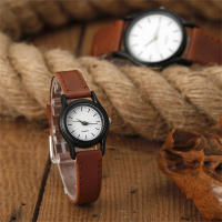 Reloj De Cuarzo Minimalista Para Parejas Correa De Cuero Múltiples Colores Accesorio De Ropa Casual Reloj Simplicidad - details 25
