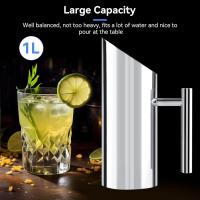 Jarra de Agua de Maple inoxidable, Jarra de Agua de Maple inoxidable, Jarra de Maple inoxidable, Jarra de Maple de Jarra de Agua, Jarra para Beber frío en casa, Jarra de Agua, jarra de Agua con Pico y ASA Jarra de Agua (1,5 L) - details 0