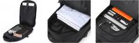 Mochipa Oxford impermeable para hombre, 18,5*12,2 pulgadas, Bolsa para Orden de Negocios, Gran capacidad, Mochara de viaje informal with Puerto de carga. Mochara para estudiantes de Secundaria, adecuada para Viajes de Negocios. - details 2