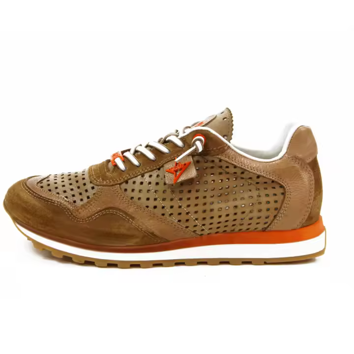 Cetti mod. 848 zapato sport para hombre en piel natural, cordón elástico - 1