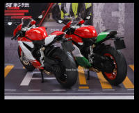 Moto De Carreras 1/12 Modelo De Coche Juguete De Aleación Con Absorción De Choques Ruedas Delanteras Giratorias Luz Y Sonido Para Niños - details 18