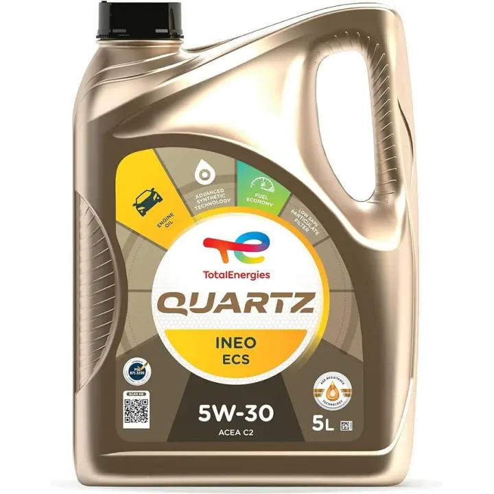 Aceite de Motor Lubricante Total 5w30 Quartz Ineo ECS 5 Litros - 1