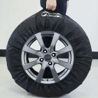 Cubierta Para Neumático De Reserva De Coche En Poliéster Bolsas De Almacenamiento Para Rueda Cubierta Antipolvo Protección Accesorios De Neumáticos - details 3
