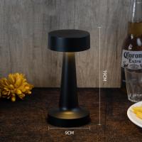 Lámpara De Mesa Recargable USB LED Táctil Sin Cable Para Decoración De Habitación Iluminación De Ambiente Para Café Restaurante Hogar - details 8