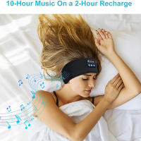 Mascarilla De Sueño Con Auriculares Bluetooth Comodidad Elástica Suave Música Wireless Earphones Estilo Ows Headband - details 2