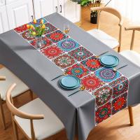 Mantel De PVC Resistente a Altas Temperaturas Y a La Grasa Venta Al Por Mayor Impermeable Y Resistente Al Escaldado Rectangular Para Mesa De Té - details 8