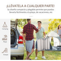 Outsunny Tumbona Plegable y Reclinable de Jardín con Reposacabezas y Respaldo Ajustable en 5 Niveles Tela de Texteline Transpirable 182x56x24,5 cm Marrón - details 0