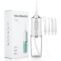 Irrigador Oral Portátil LIM Flosser USB Recargable Jeta De Agua Para Dientes Con 4 Punta De Jetable 220ml 3 Modos IPX7 1400rpm Para Adultos - details 6