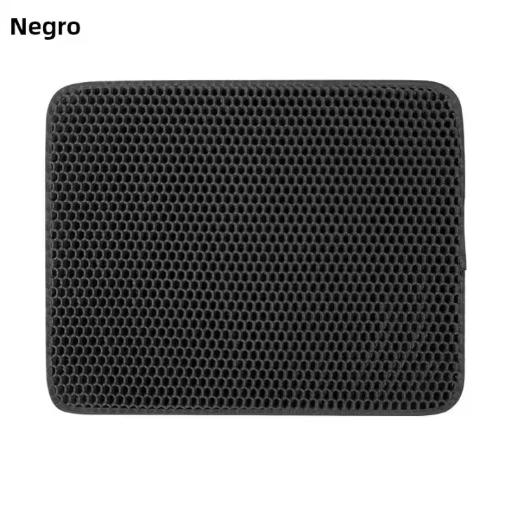 Alfombra De Arena Para Gatos Doble Capa Impermeable Antideslizante Lavable Matriz De Litter Box Para Mascotas Tamaño 30-75cm Adecuado Para Gatos Y Perros - 1