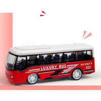 Modelo De Autobús En Forma De Autobús Juguete Extensible Con Retroceso Alta Imitación Regalo De Ocio De Calidad Para Niños Ornamento De Vehículo - details 6