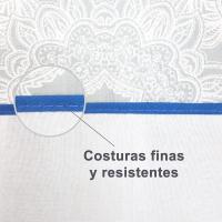 Mantel antimancha impermeable con diseño cuadrado dibujos abstractos. - details 5