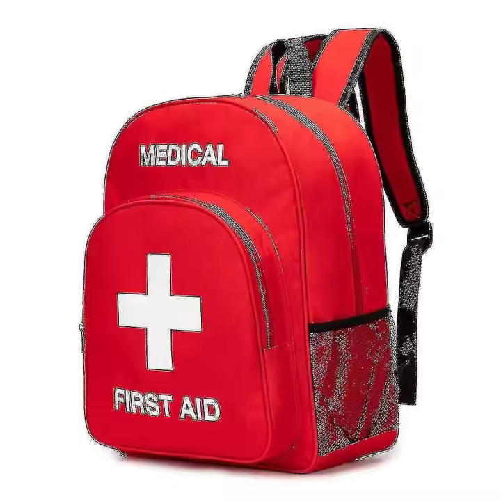 First Aid Backpack Empty Medical First Aid Bag Treatment First Responder Trauma Bag For Camping Outdoors - - 1