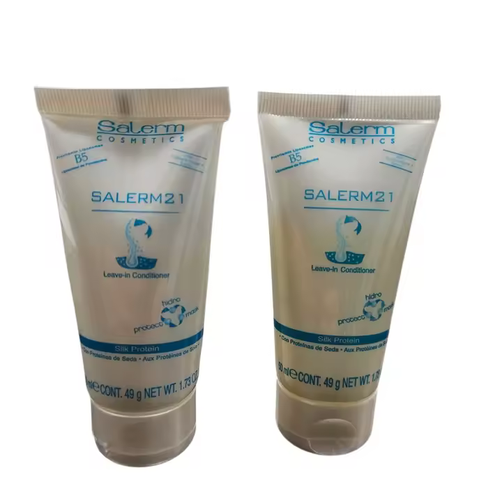 PACK 2 Unidades 2 x 50ml Salerm Cosmetics 21 Tratamiento Reparador sin Aclarado 50 ml - Hidratación Profunda con Proteínas de Seda, Protección Térmica y Brillo Instantáneo - 1