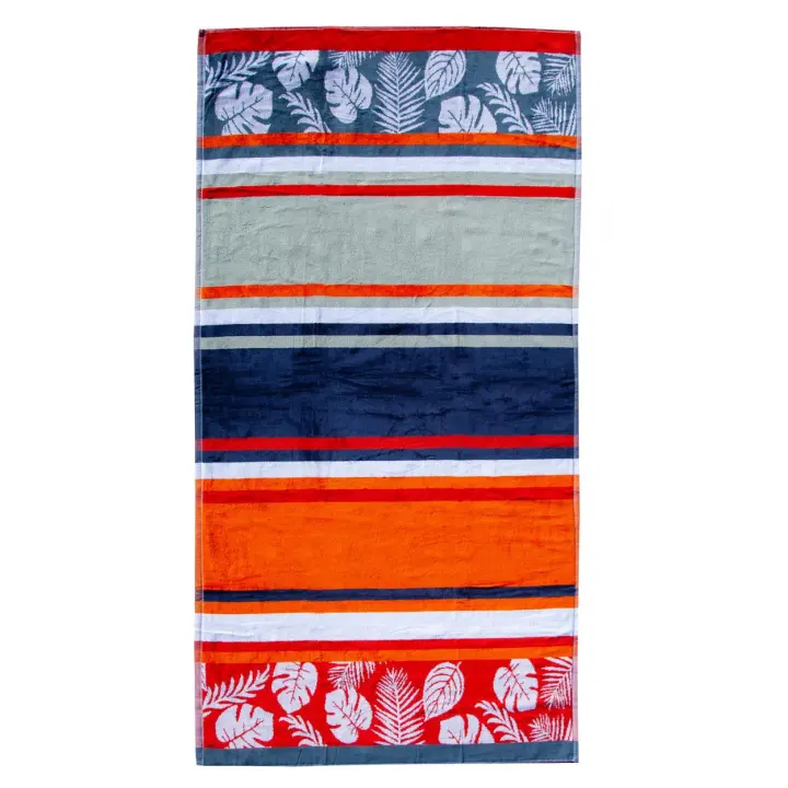 SUN & SURF Toalla de Playa Jacquard Grande 90x170 Ultra Suave Terciopelo Algodón 100% - Alta Calidad y Colores PREMIUM - 1