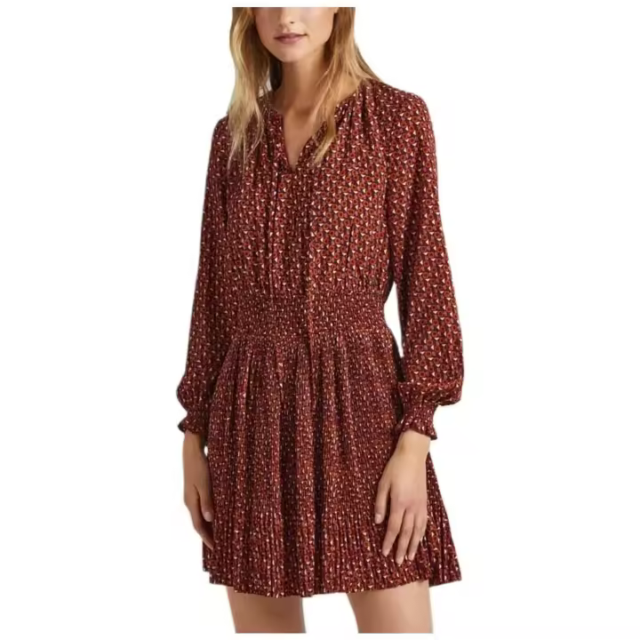 Vestido Pepe Jeans Katri para mujer en color marron - 1