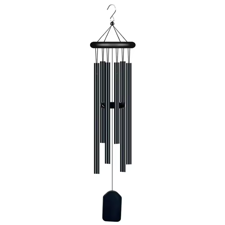 Campanas De Viento De 6 Tubos De Aluminio Para Jardín Y Patio Exterior Decoración De Hogar Longitud 62 CM - 1