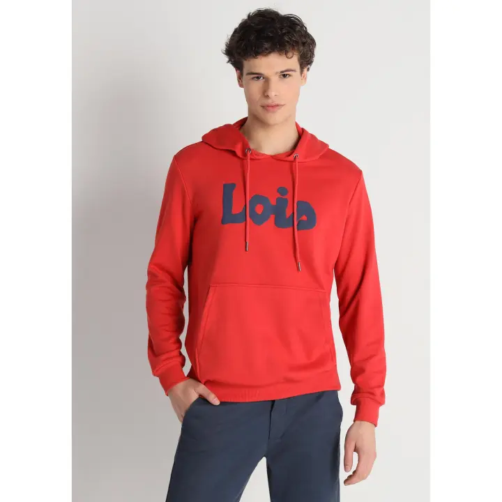 LOIS JEANS - Sudadera con Capucha - Tallaje en Pulgadas - Material de Alta Calidad - Diseño Moderno - 1