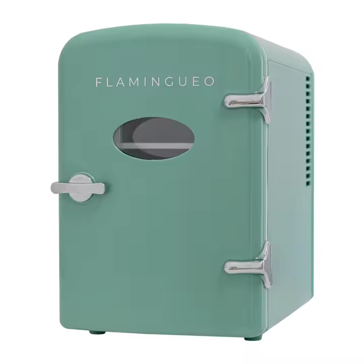 Flamingueo Nevera Pequeña - Mini Nevera 4L Nevera 12V/220V Mini Neveras Para Habitación Función Frío y Calor Nevera Cosmeticos Nevera Skincare - 1