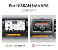 Junsun Android 13 Radio para Nissan NAVARA 2006 2007 2008 2009 2010 2011-2012 de Coche con Chip Qualcomm de 8 Núcle de Coche con Chip Qualcomm de 8 Núcleos CarPlay Inalámbrico Autorradio Estéreo Pantalla HD Multimedia - details 2